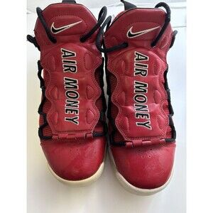 Nike Air Jordon More Money Size 9 Gym Red white Basketball Shoes AJ2998-600 Mens